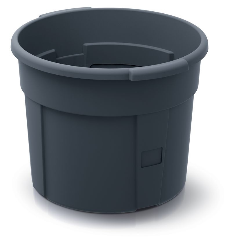 Kvetináč na zemiaky antracit