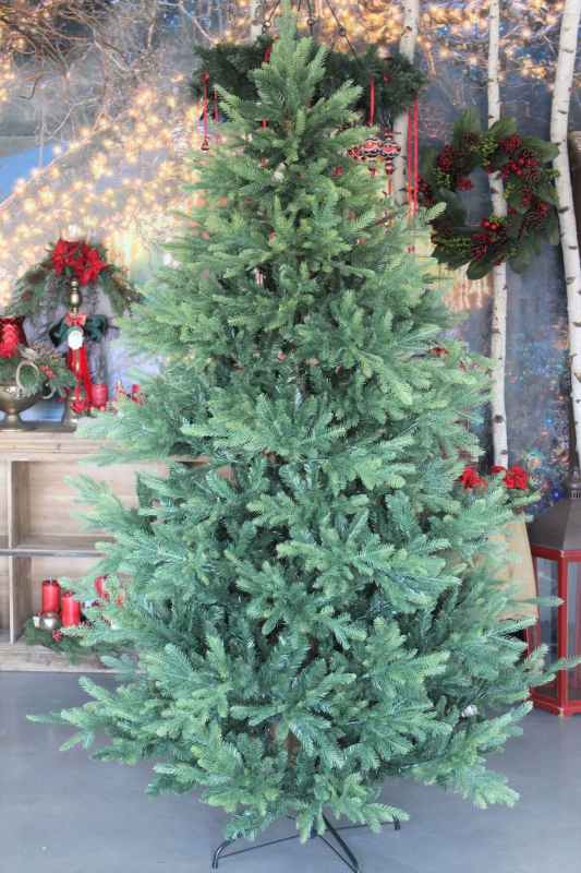 Zelený lesný umelý vianočný stromček 3D+2D 240cm