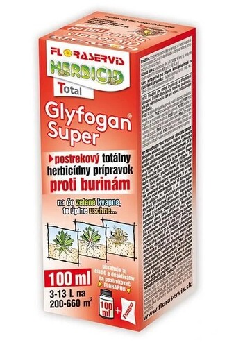 Herbicíd Glyfogan Super rôzne veľkosti