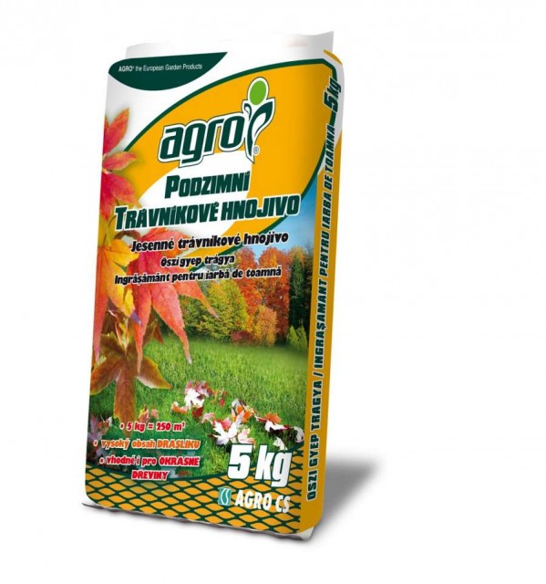 Jesenné trávnikové hnojivo 5 kg Agro CS