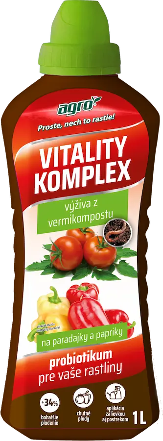 Hnojivo Vitality Komplex - paradajka,paprika 1l