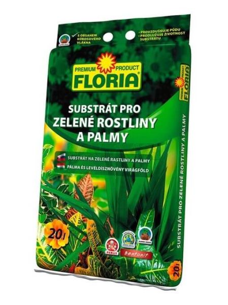 Floria Substrát na zelené rastliny a palmy 20l
