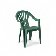 Plastová stolička Kona - nízka, zelená