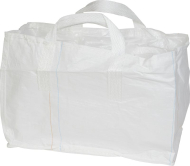 Vak BigBag 68x35x46 cm, PP, 2 u�i, biely, vrece �n�rovacie, rovn� dno, max. 100 kg, z�hradn�