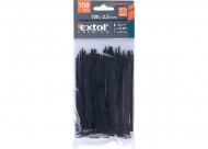 EXTOL PREMIUM sahovacie psky, 100x2, 5mm, ierne 8856152