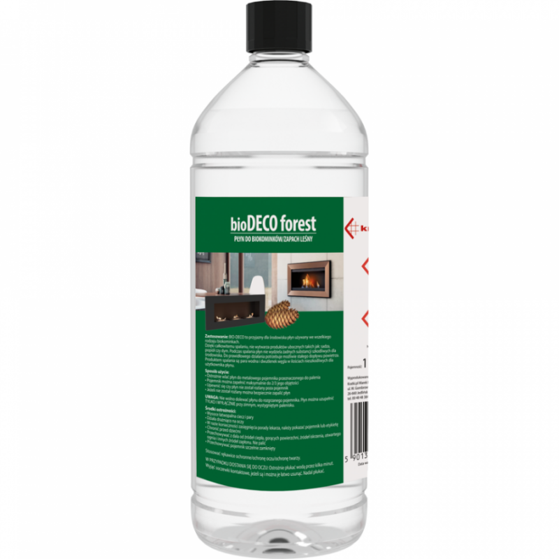 Bioalkohol 1 l, palivo pre biokrby, lesná aróma