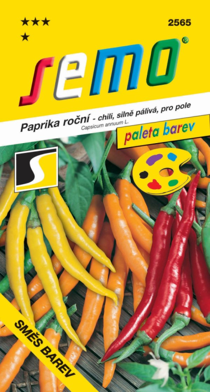 Paprika zeleninová pálivá chili - zmes farieb 0,4g