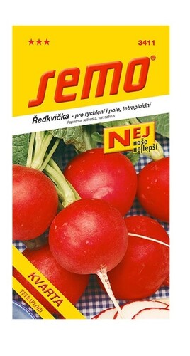 Reďkovka červená Kvarta 5g SEMO